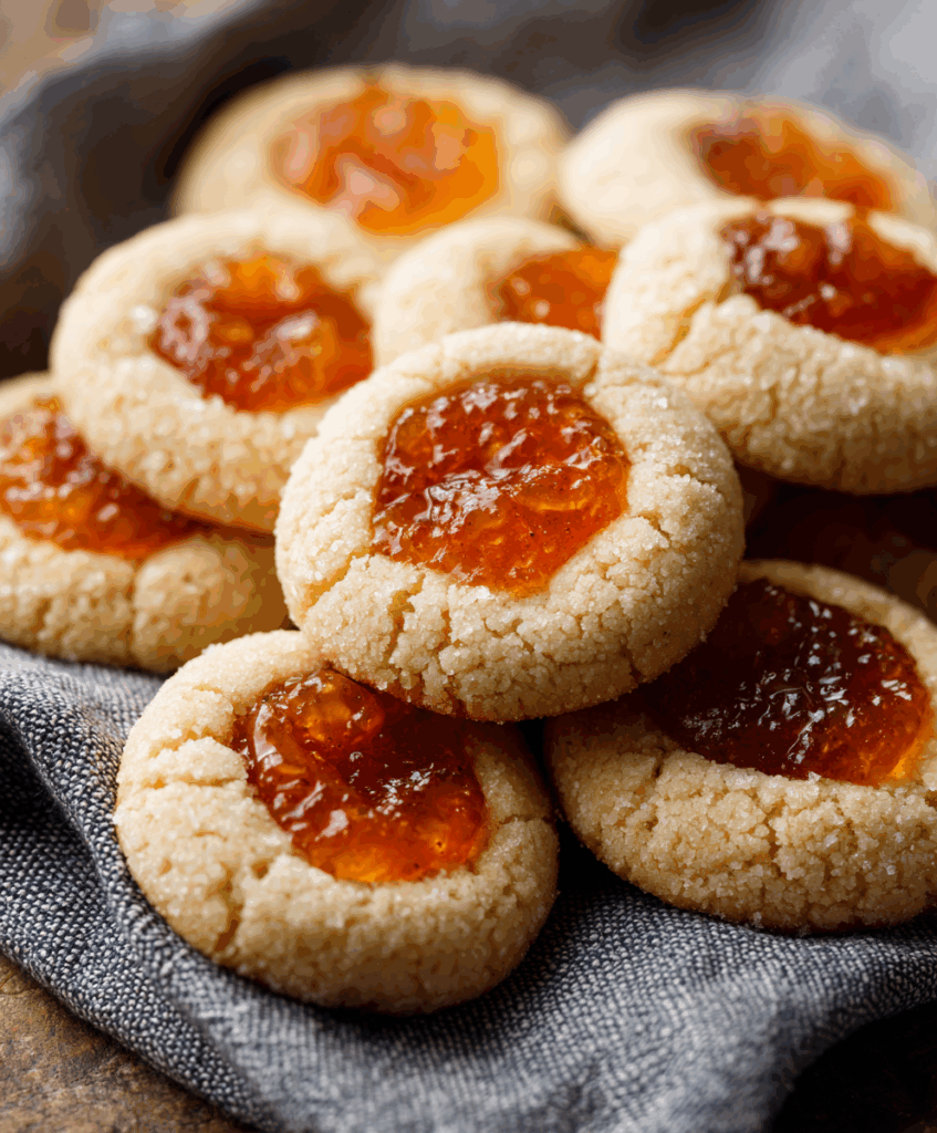 Apricot Thumbprint Cookies