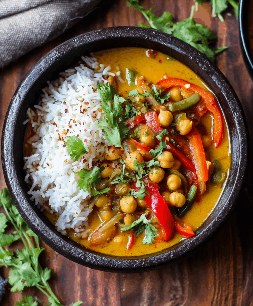 Brazilian Coconut Chickpea Curry