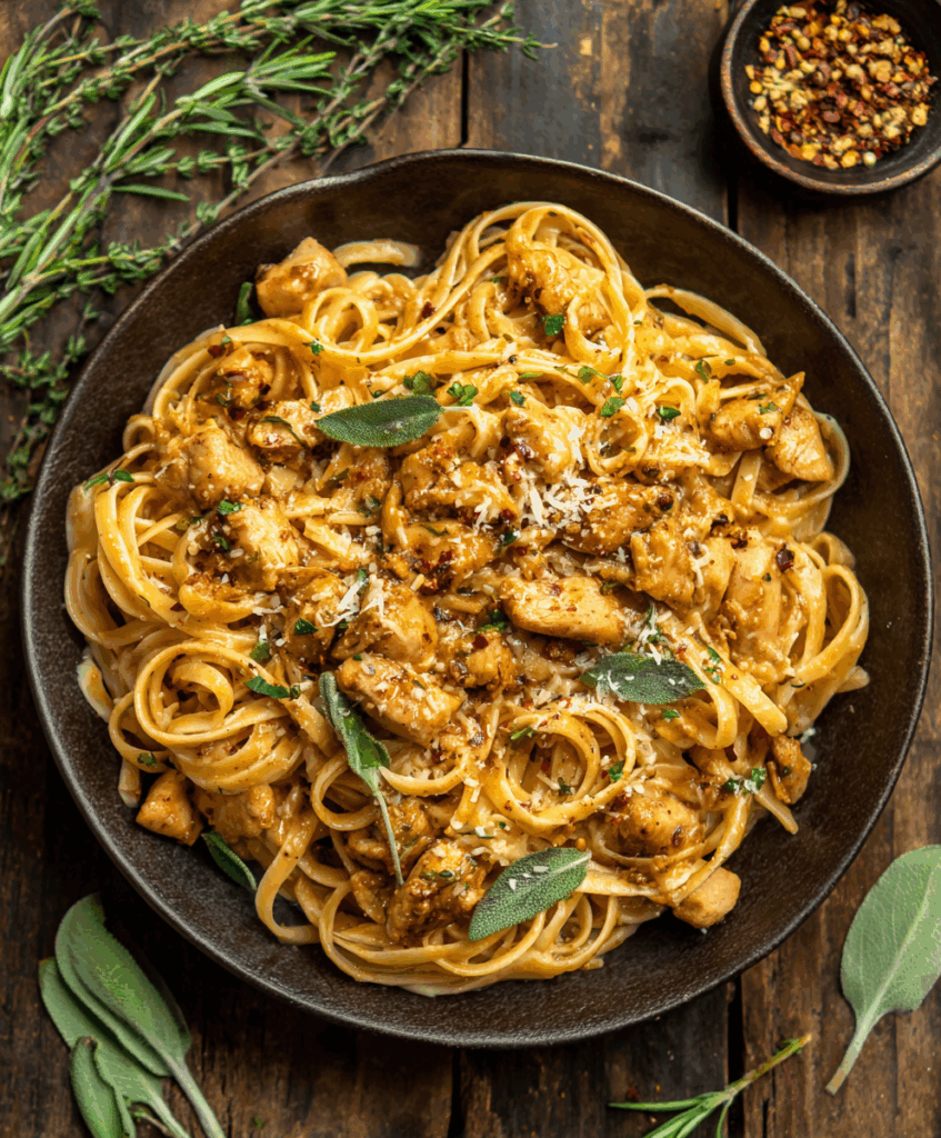 Cowboy Butter Chicken Linguine