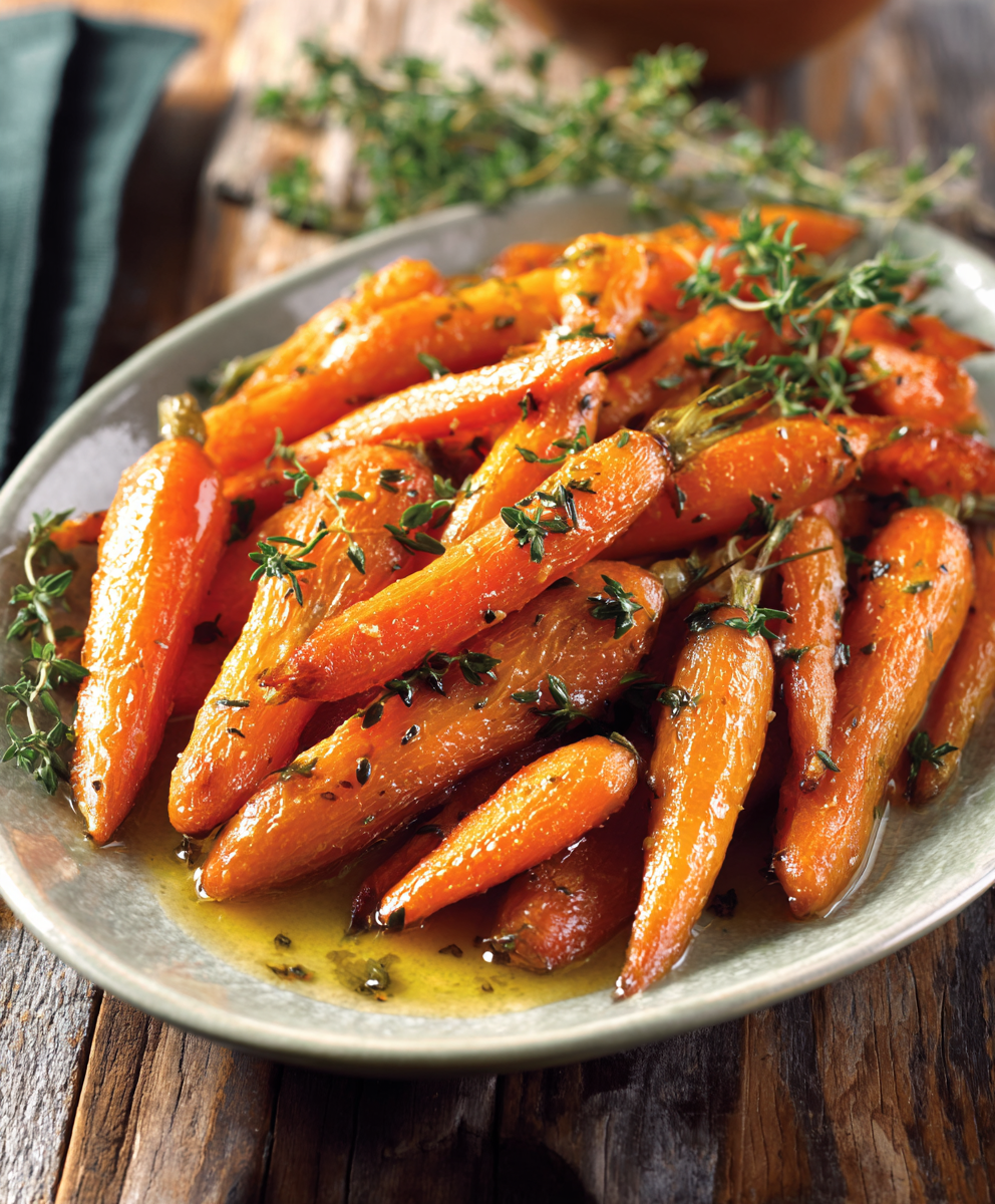 Honey Roasted Carrots with Thyme: A Sweet and Savory Side Dish ...