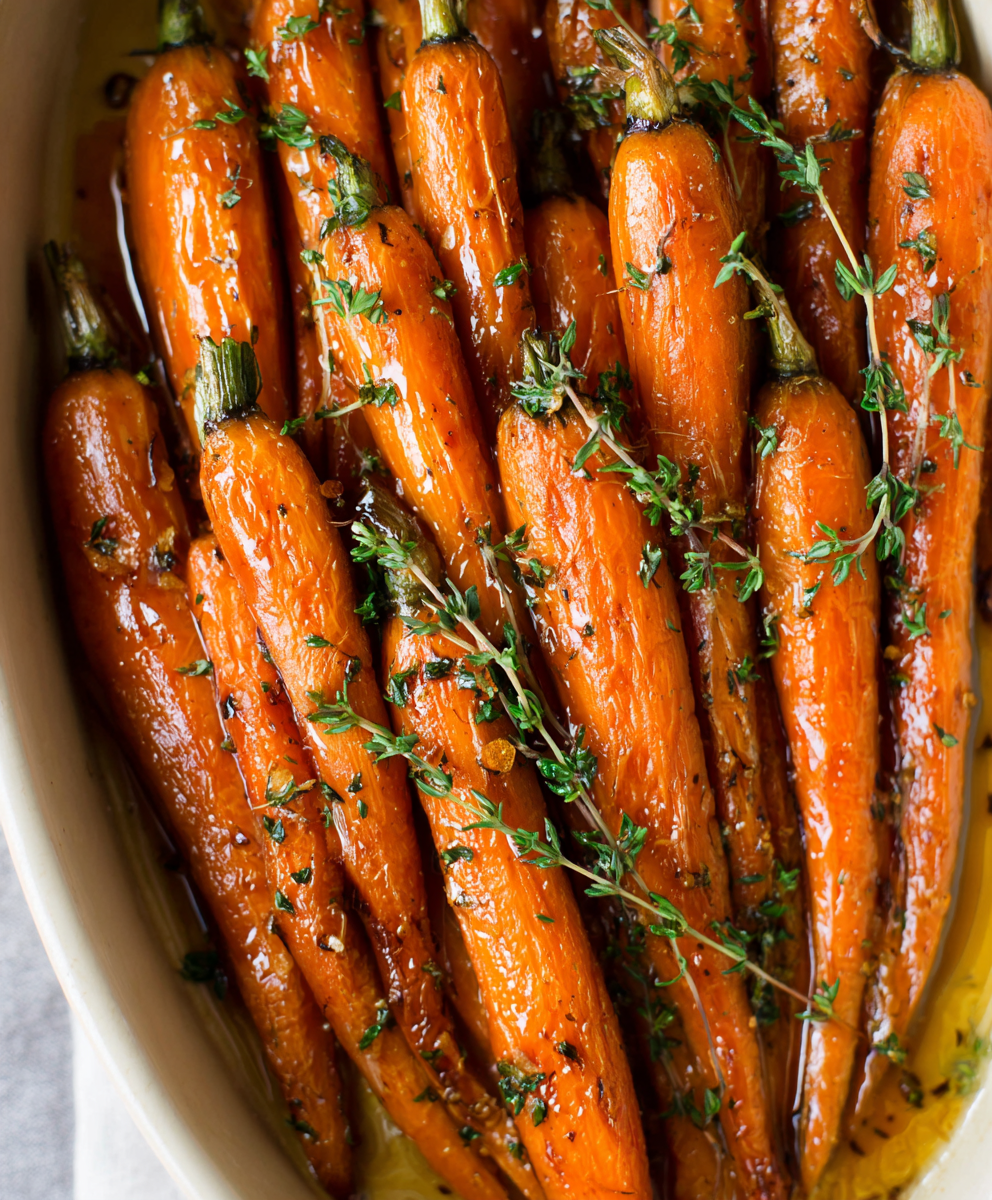 Honey Roasted Carrots with Thyme: A Sweet and Savory Side Dish ...