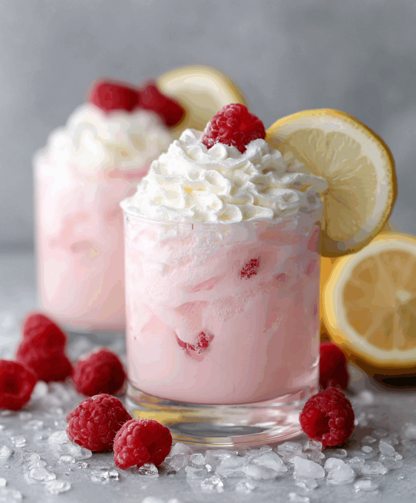 Whipped Pink Lemonade Refreshing Summer Drink Recipe