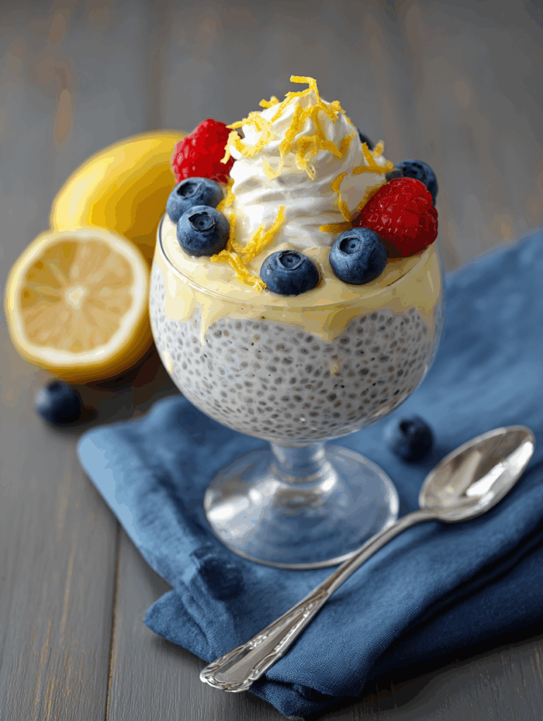 Lemon Cream Chia Pudding