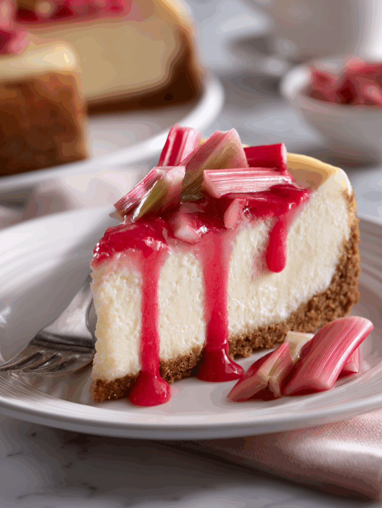Rhubarb Cheesecake Recipe