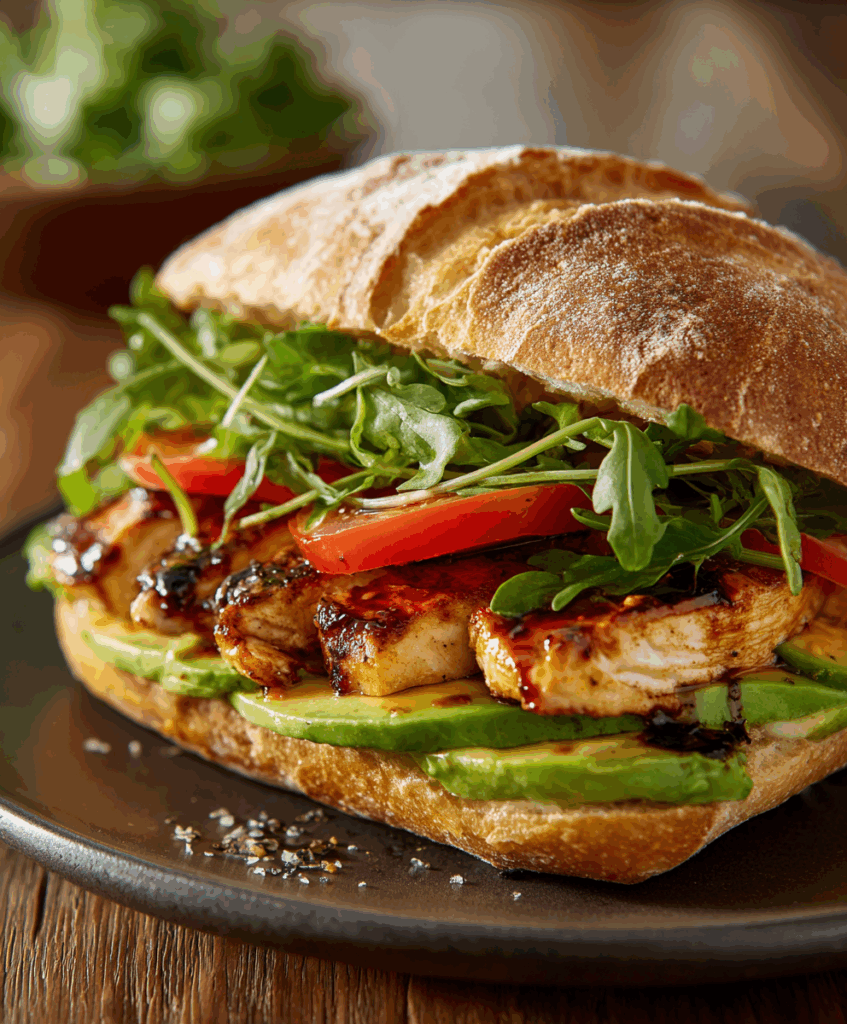 Smoky Chipotle Chicken Sandwich with Avocado