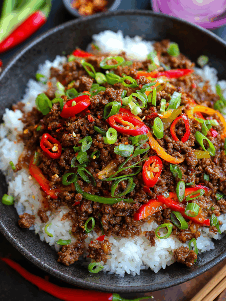 Spicy Firecracker Beef