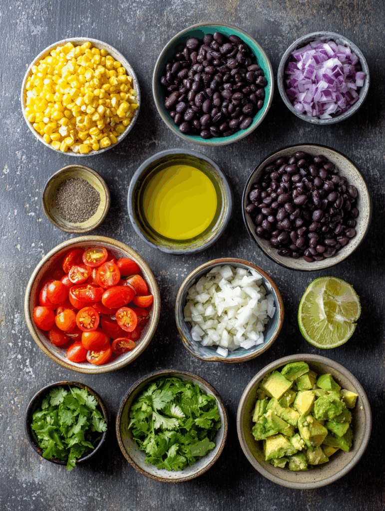 Black Bean Corn Avocado Salad Recipe