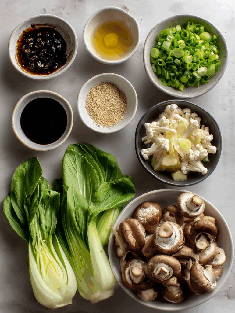 Bok Choy and Mushroom Stir Fry Recipe