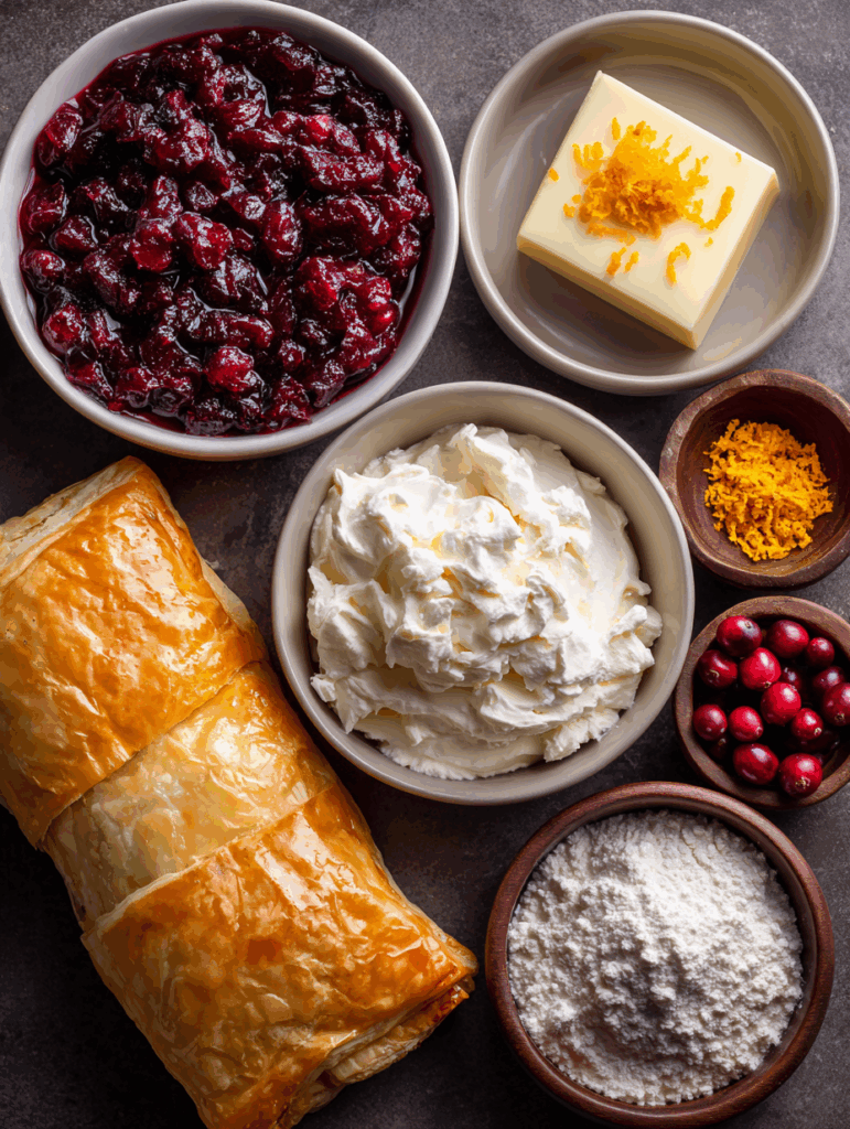 Baked Cranberry Cream Cheese Dip with a Golden Crust Recipe