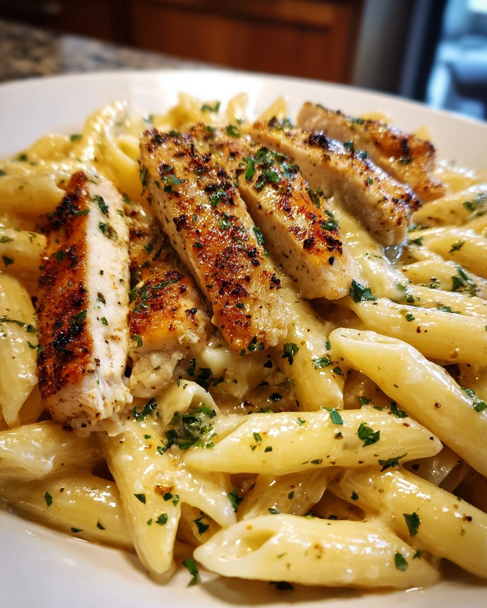 Garlic Parmesan Chicken Pasta - detail 1