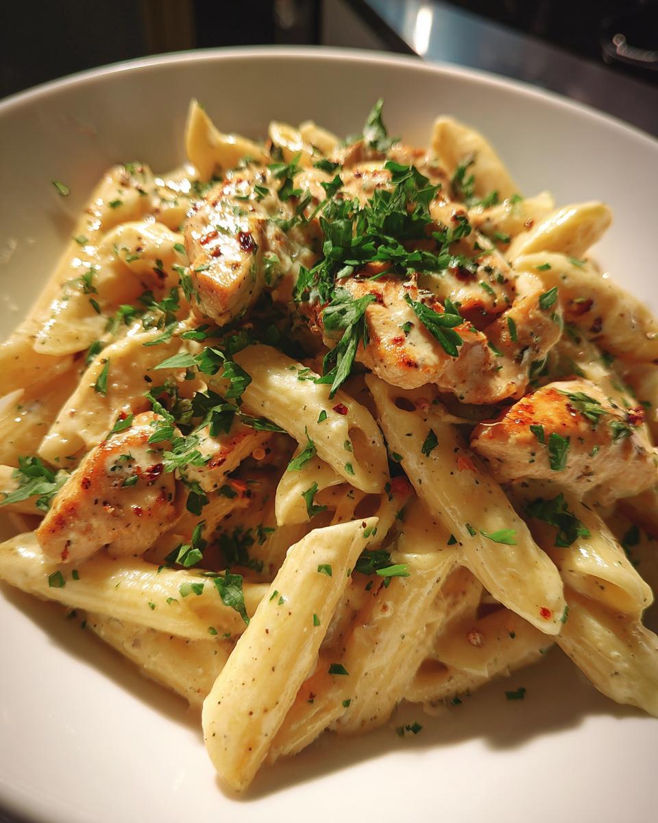 Garlic Parmesan Chicken Pasta - detail 2