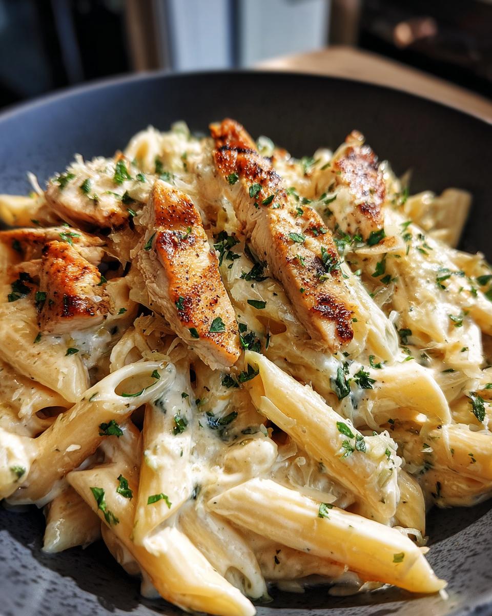 Garlic Parmesan Chicken Pasta - detail 3