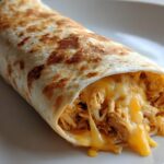 Ooey Gooey Cheesy Chicken Wraps