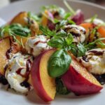 Peach and Burrata Salad