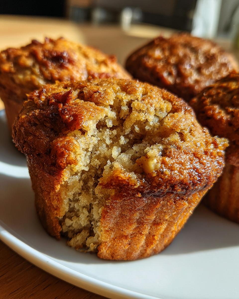 banana bread muffins - detail 2