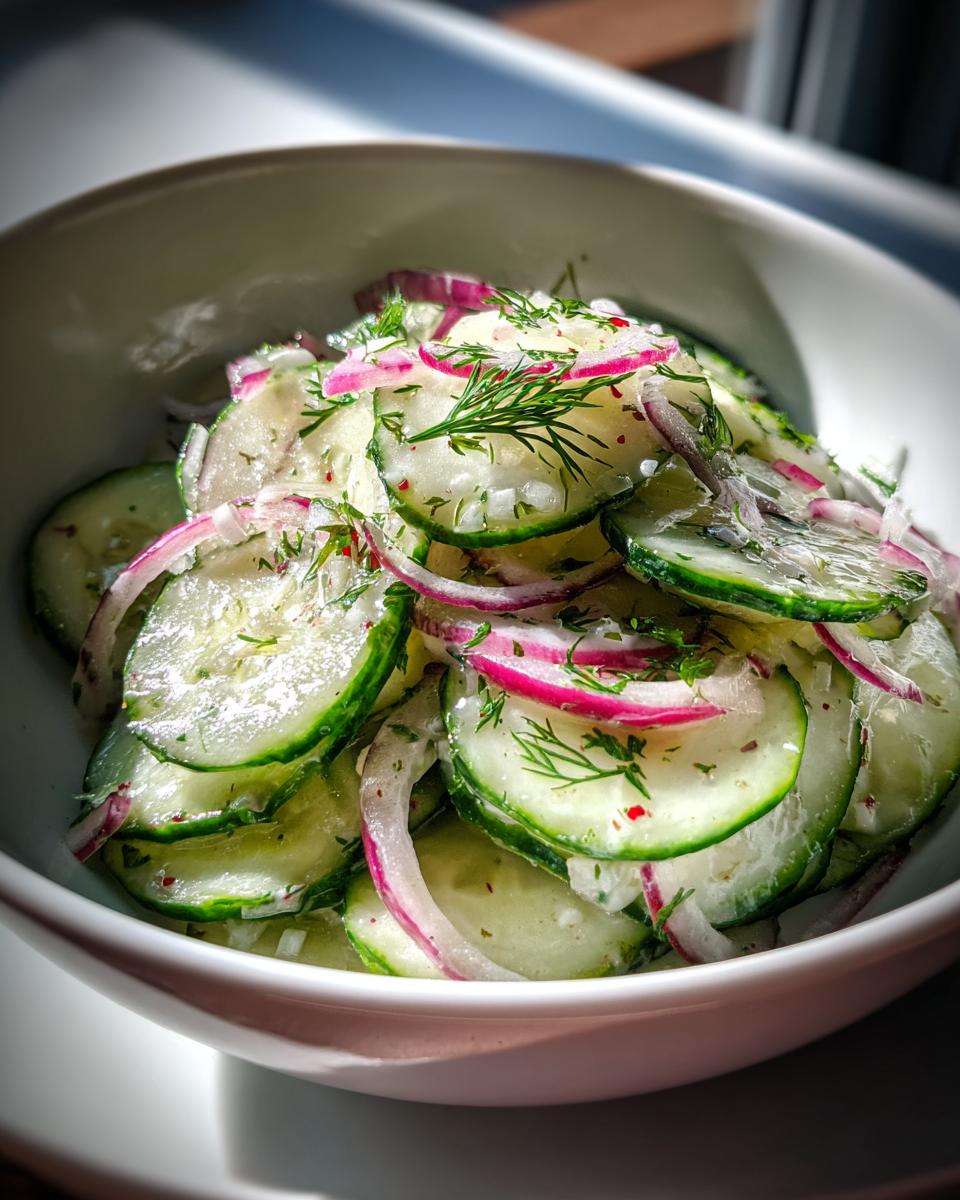 cucumber salad - detail 2