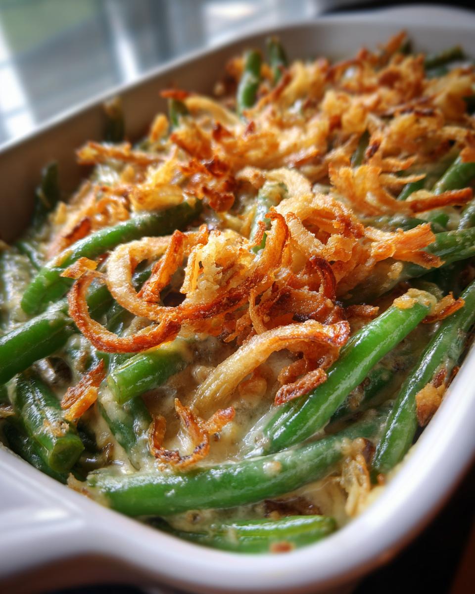 green bean casserole - detail 1