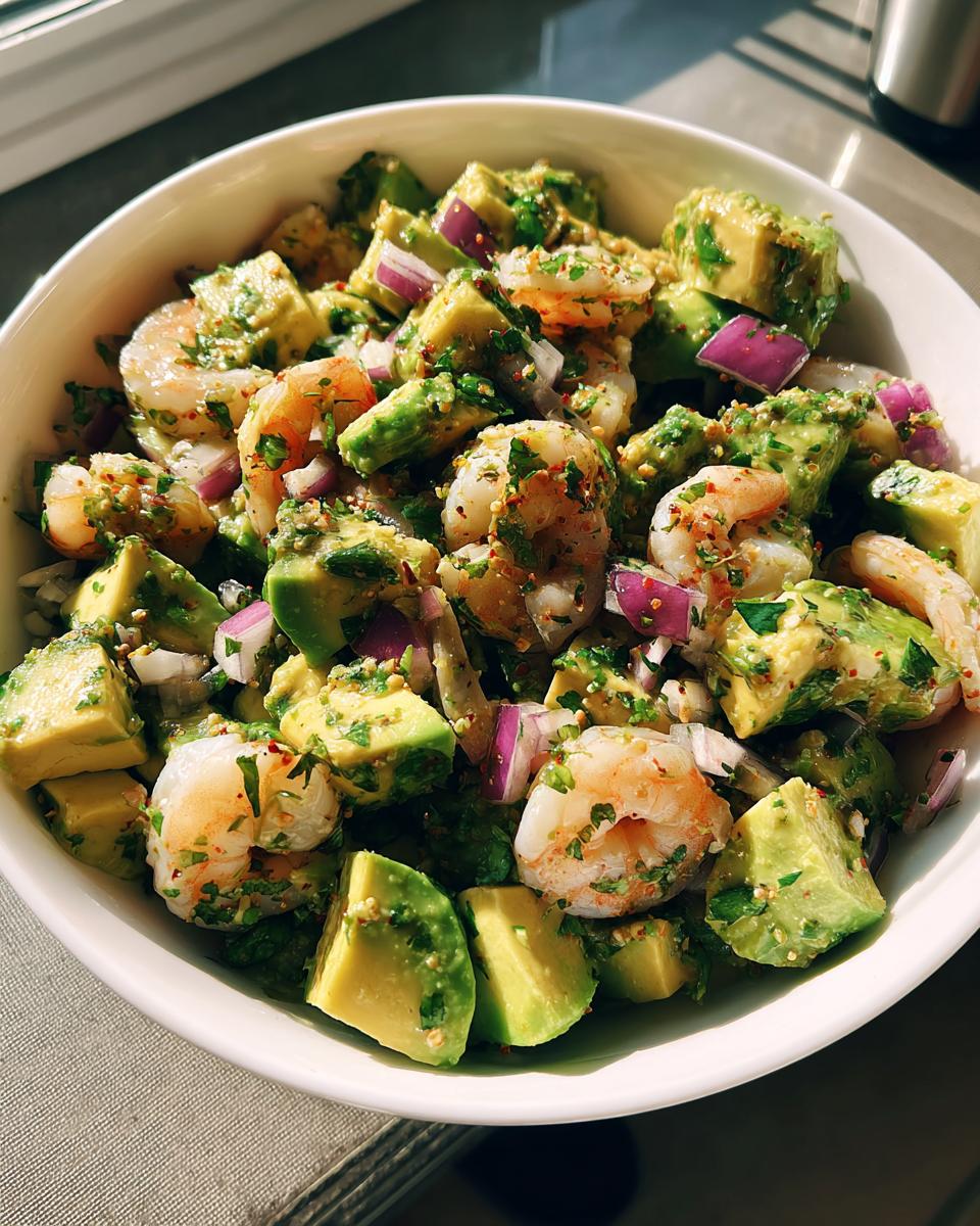 Avocado Shrimp Salad with Lime Dressing - detail 1