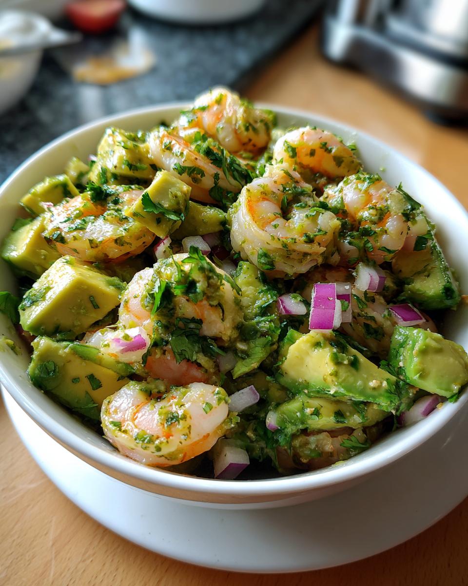 Avocado Shrimp Salad with Lime Dressing - detail 4