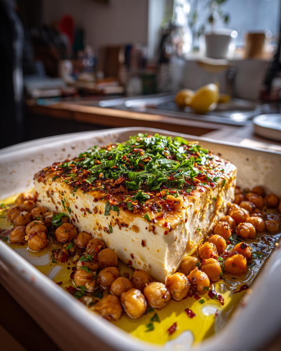Baked Feta Chickpeas - detail 2