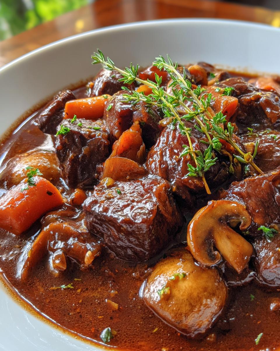 Beef Bourguignon - detail 1