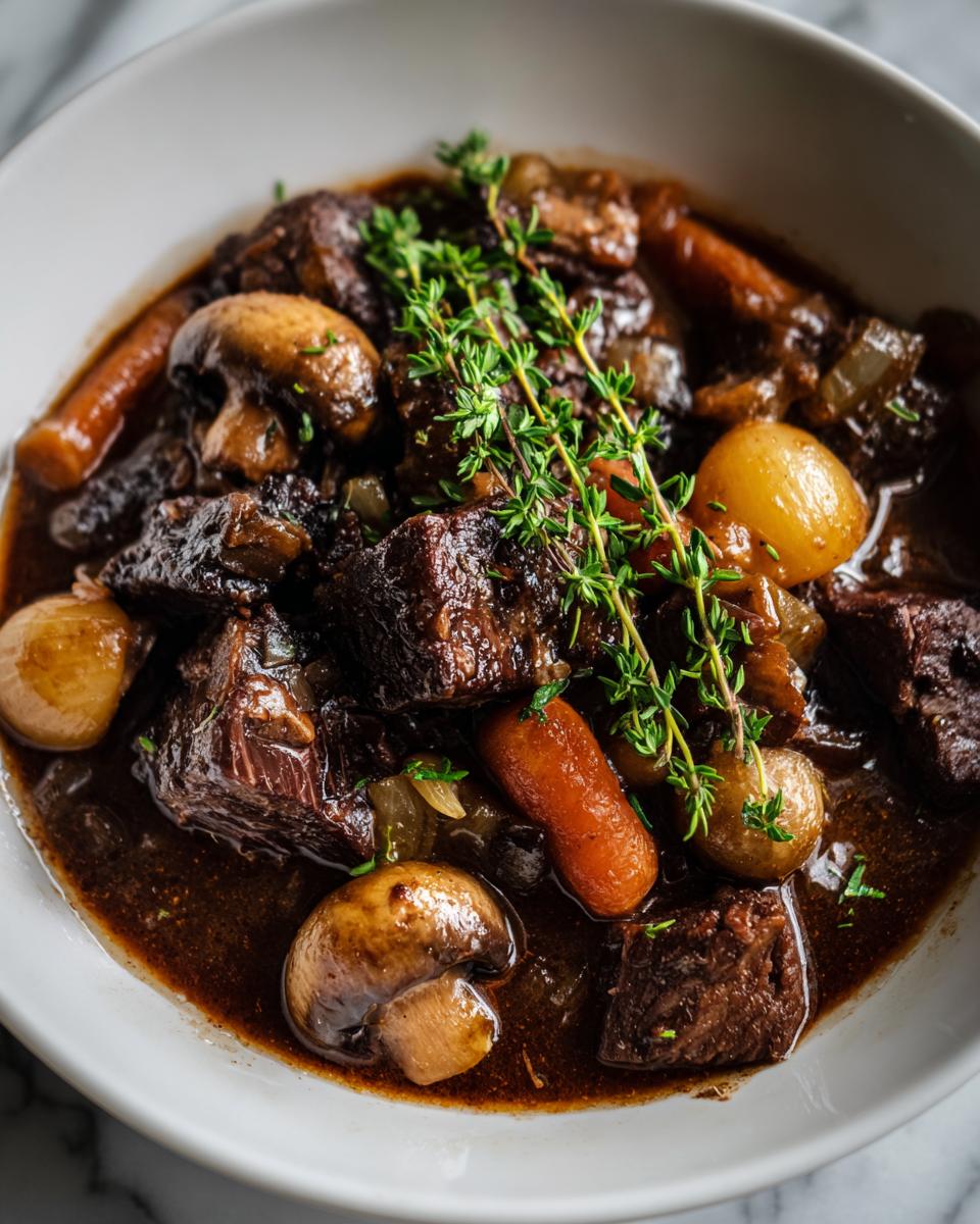Beef Bourguignon - detail 2