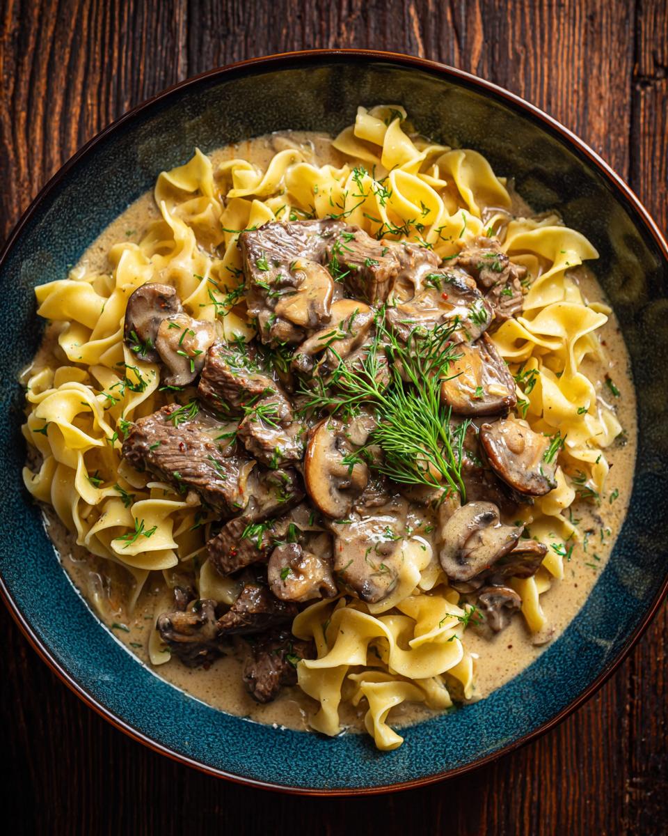 Beef Stroganoff - detail 1