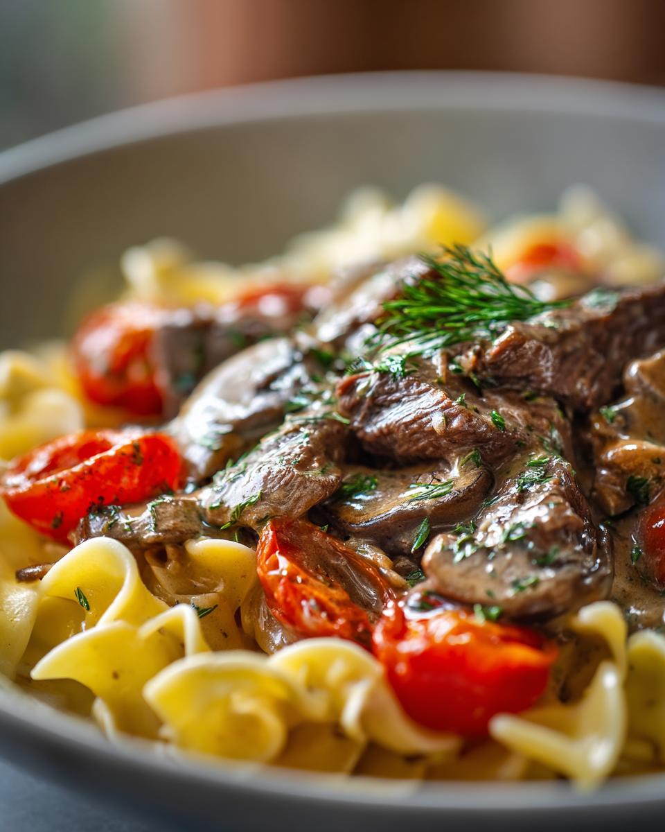 Beef Stroganoff - detail 3