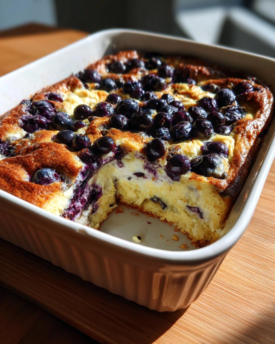 Blueberry Cheesecake Baked Oats - detail 1