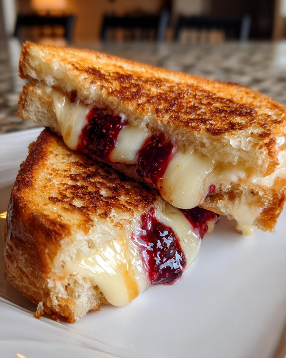 Brie & Blackberry Jam Grilled Cheese - detail 1