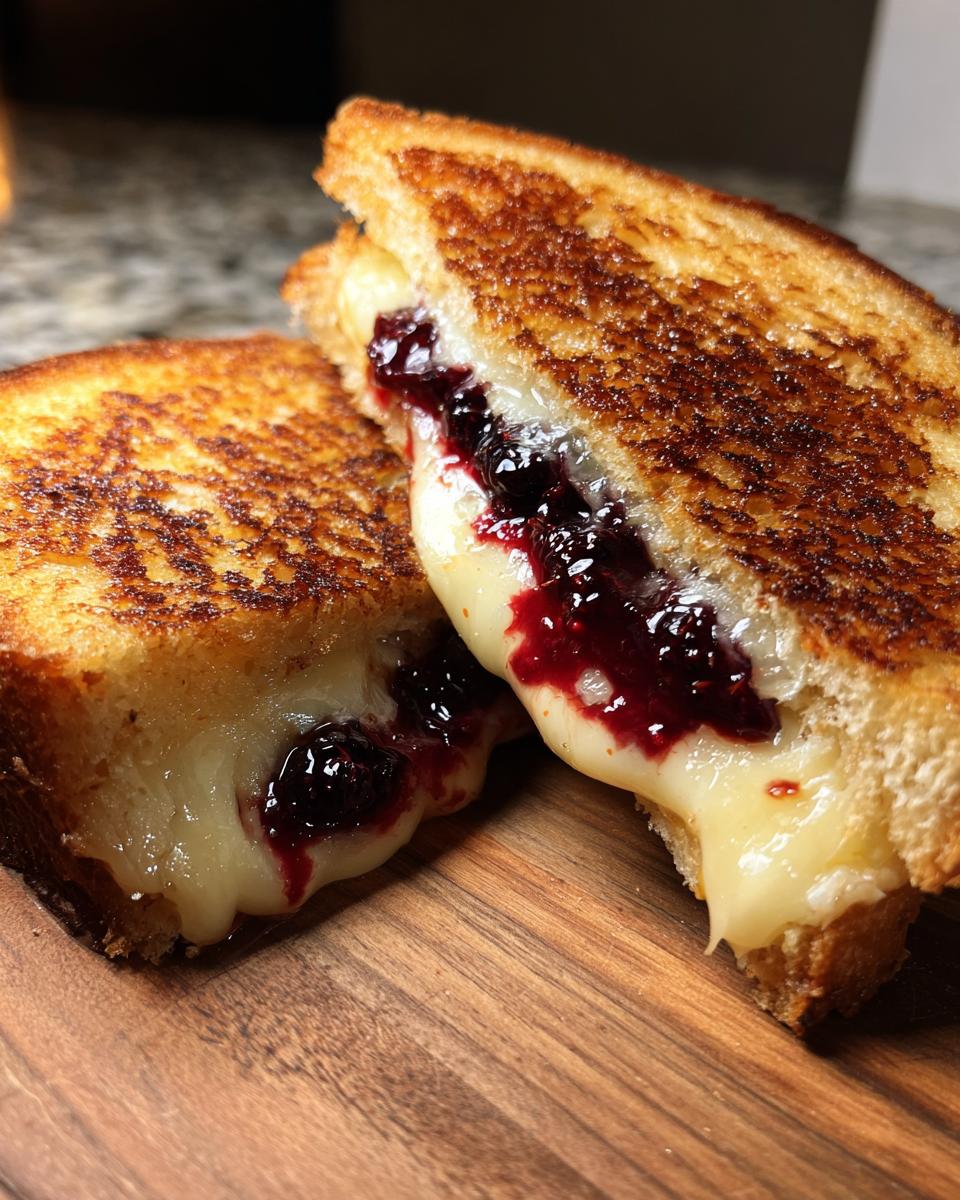 Brie & Blackberry Jam Grilled Cheese - detail 2