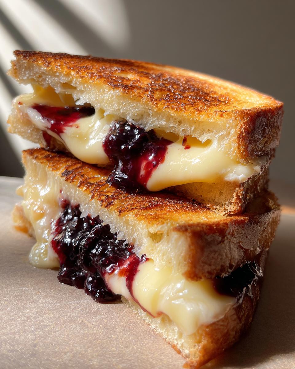 Brie & Blackberry Jam Grilled Cheese - detail 3