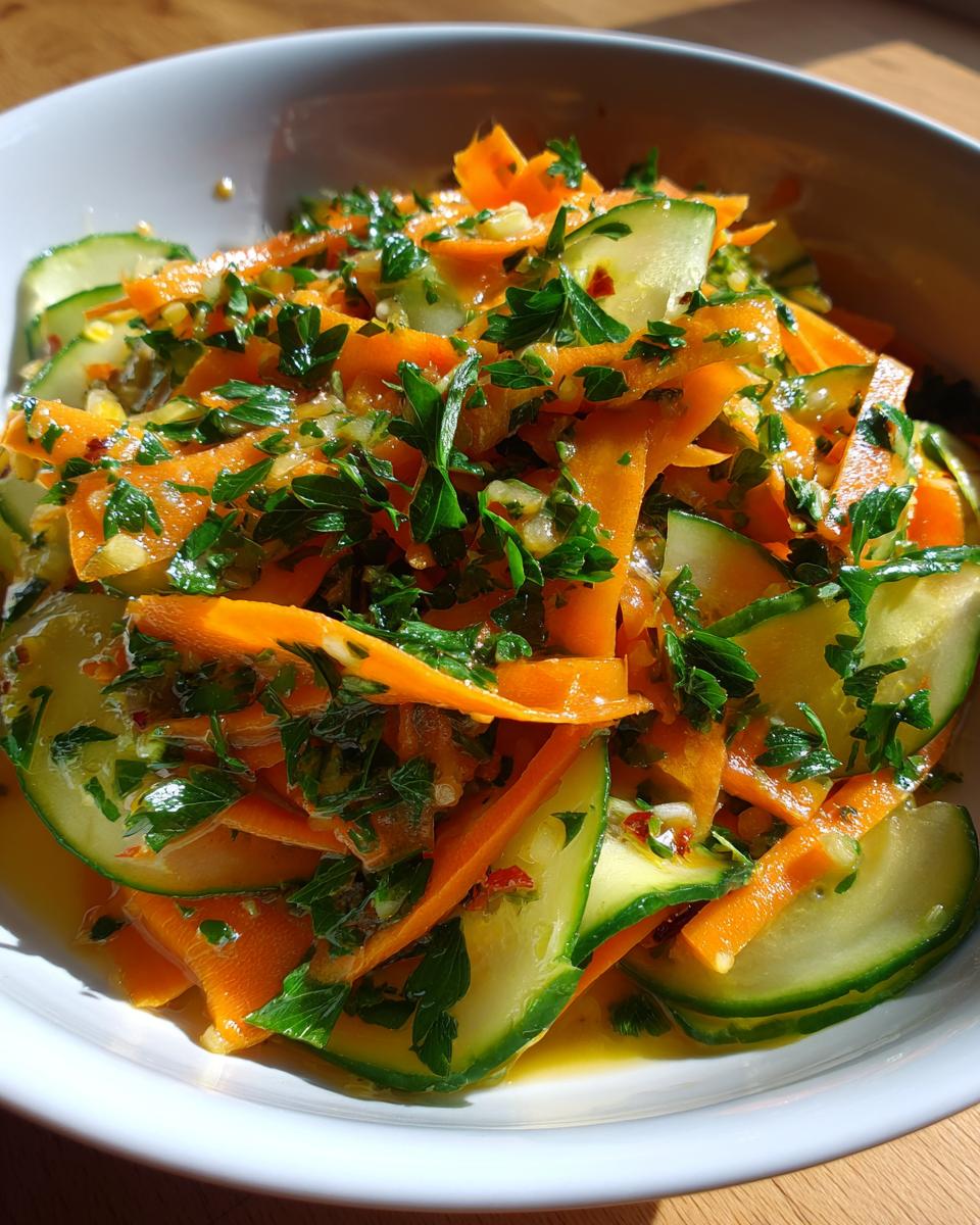 Carrot Cucumber Salad - detail 1