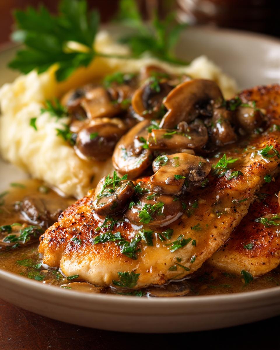 Chicken Marsala - detail 1