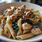 Chicken & Spinach Skillet Pasta