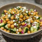 Chickpea Feta Salad