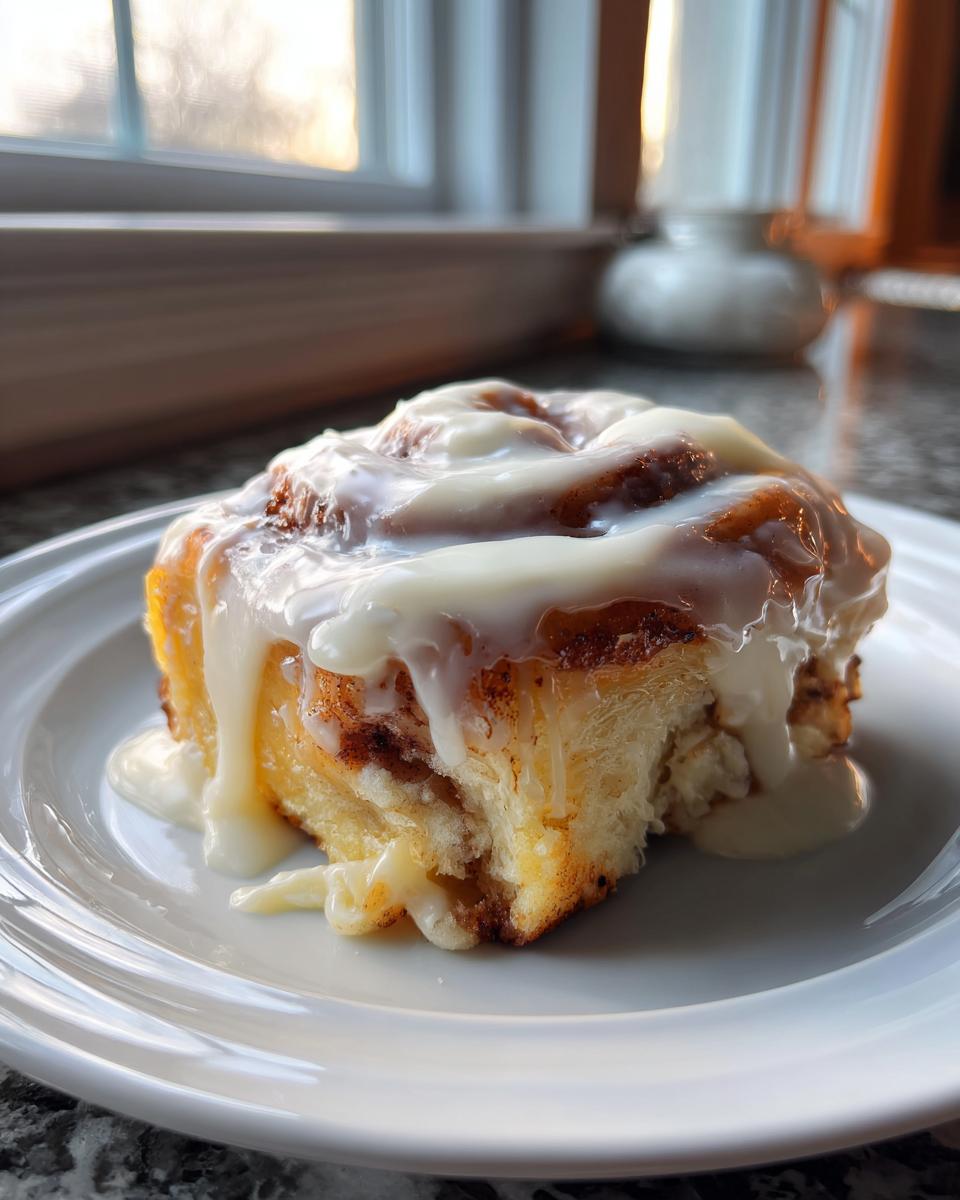 Classic Cinnamon Rolls with Cream Cheese Icing - detail 2