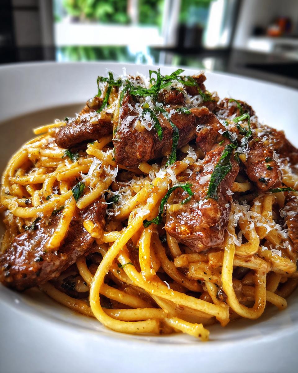 Creamy Beef Pasta - detail 3
