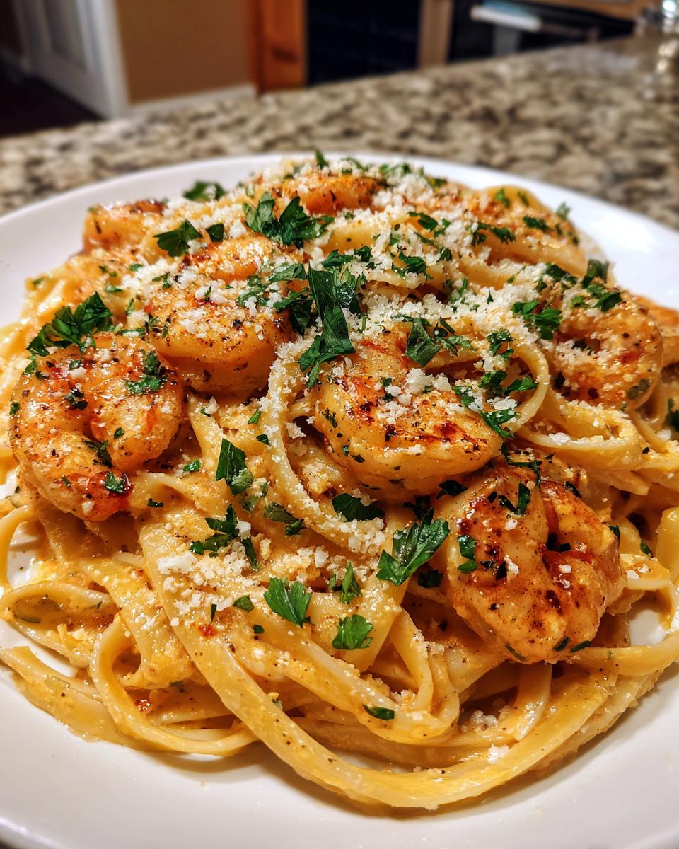Creamy Cajun Shrimp Pasta - detail 3
