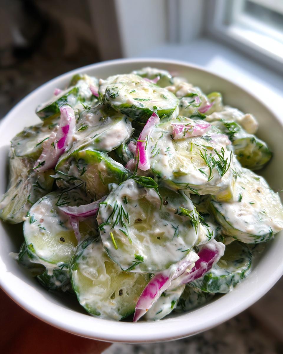 Creamy Cucumber Salad - detail 3
