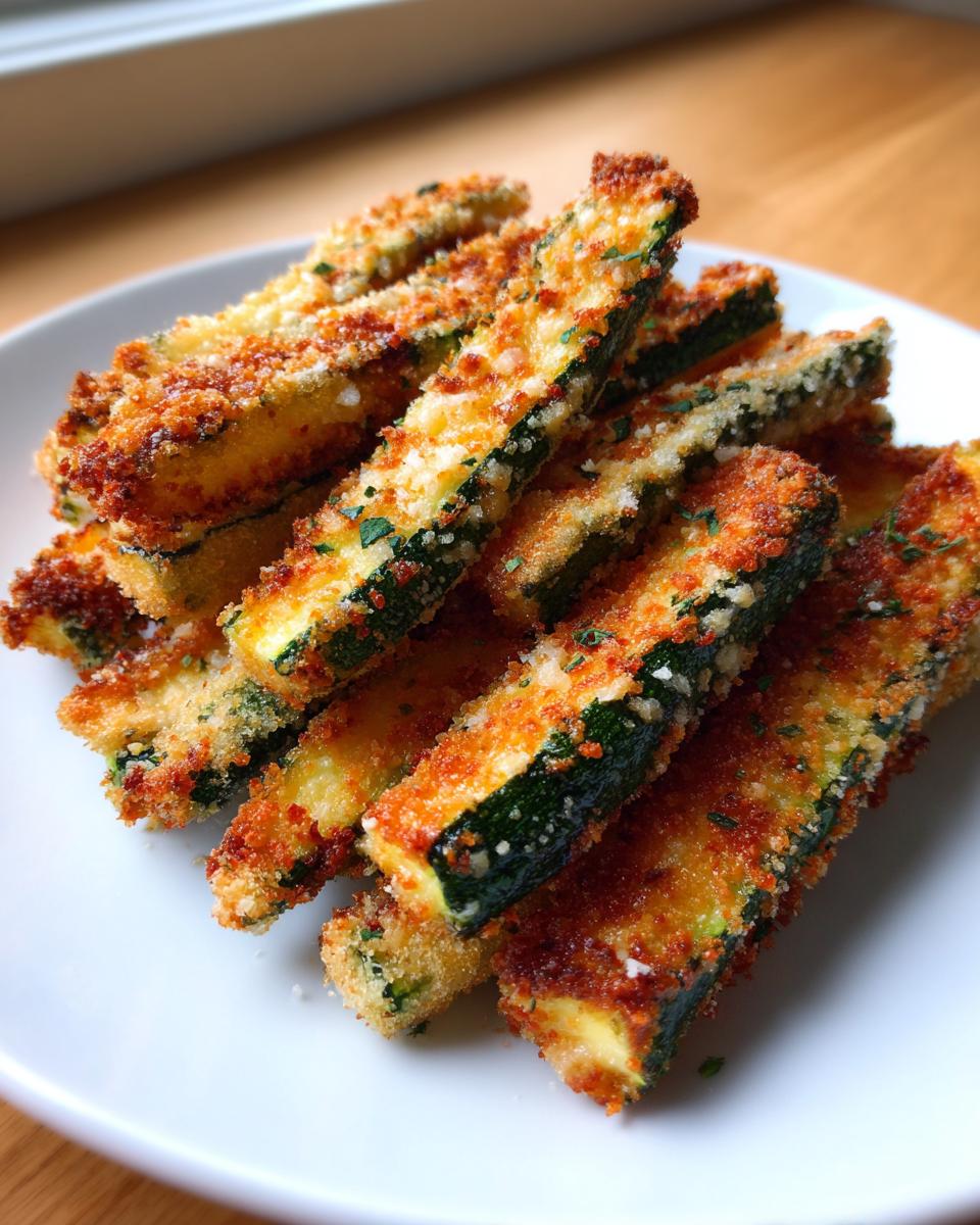 Crispy Baked Zucchini Fries - detail 1
