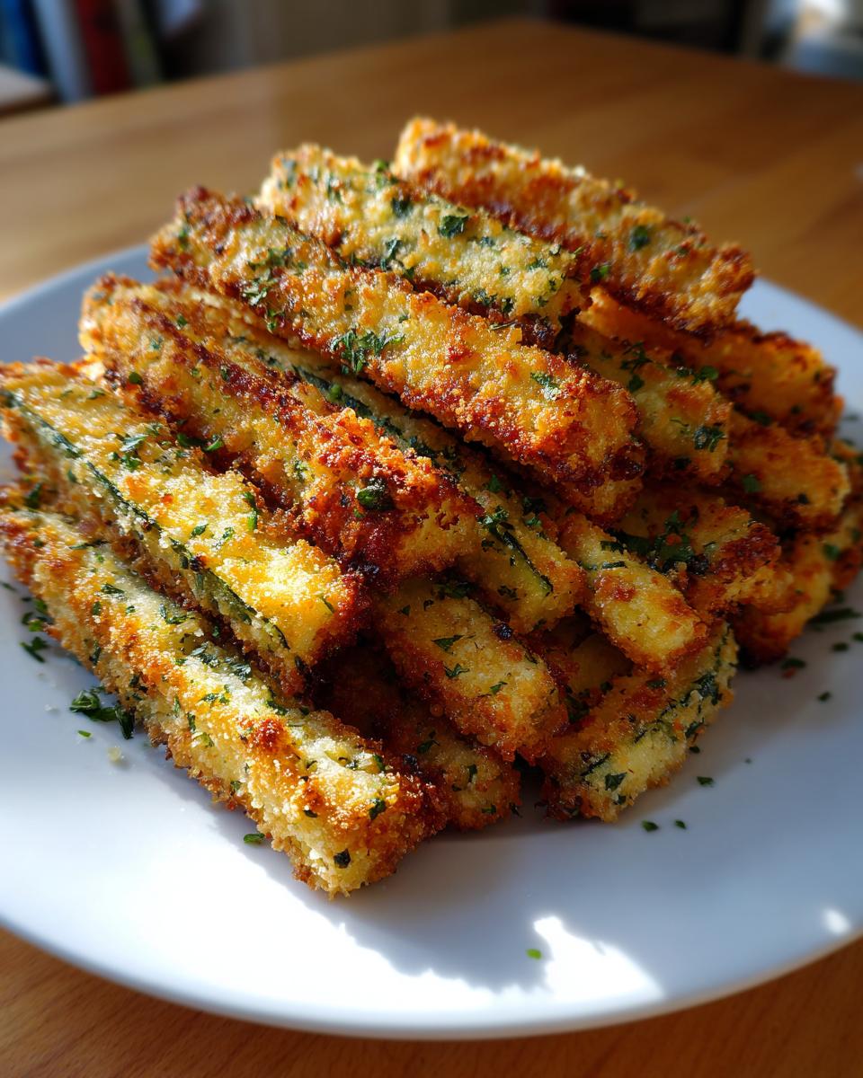 Crispy Baked Zucchini Fries - detail 3
