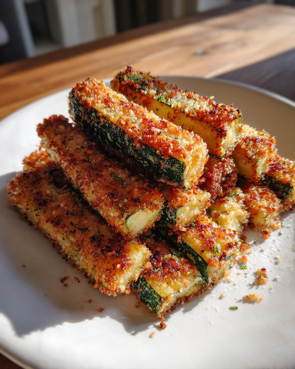 Crispy Baked Zucchini Fries - detail 4