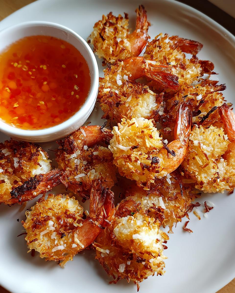 Crispy Coconut Shrimp with Sweet Chili Sauce - detail 1