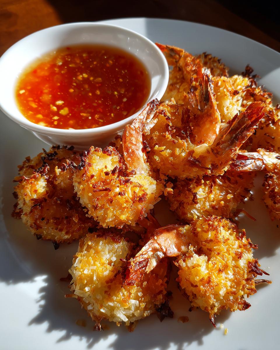 Crispy Coconut Shrimp with Sweet Chili Sauce - detail 2