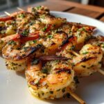 Garlic Butter Shrimp Skewers