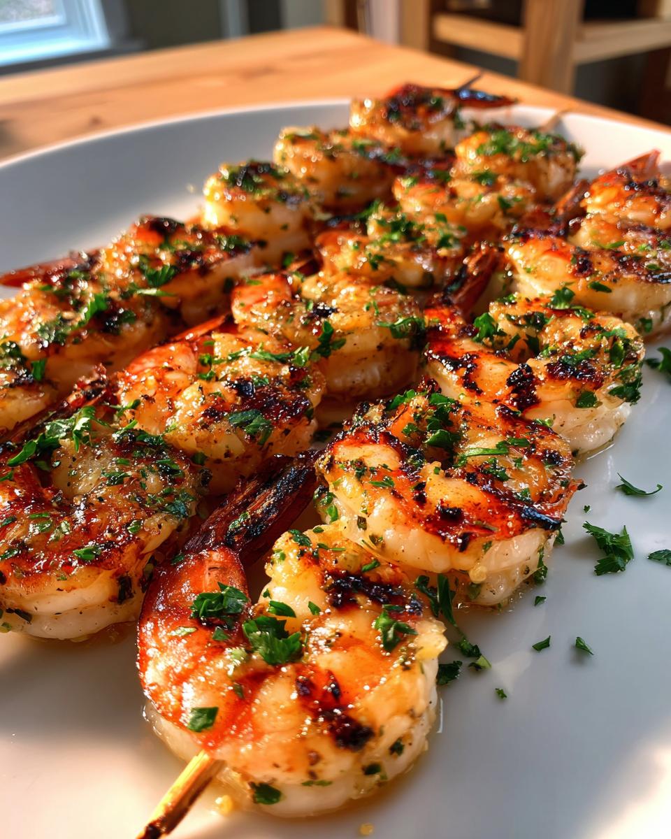Garlic Butter Shrimp Skewers - detail 3