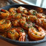 Garlic Butter Shrimp Skillet