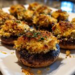 Garlic Parmesan Stuffed Mushrooms