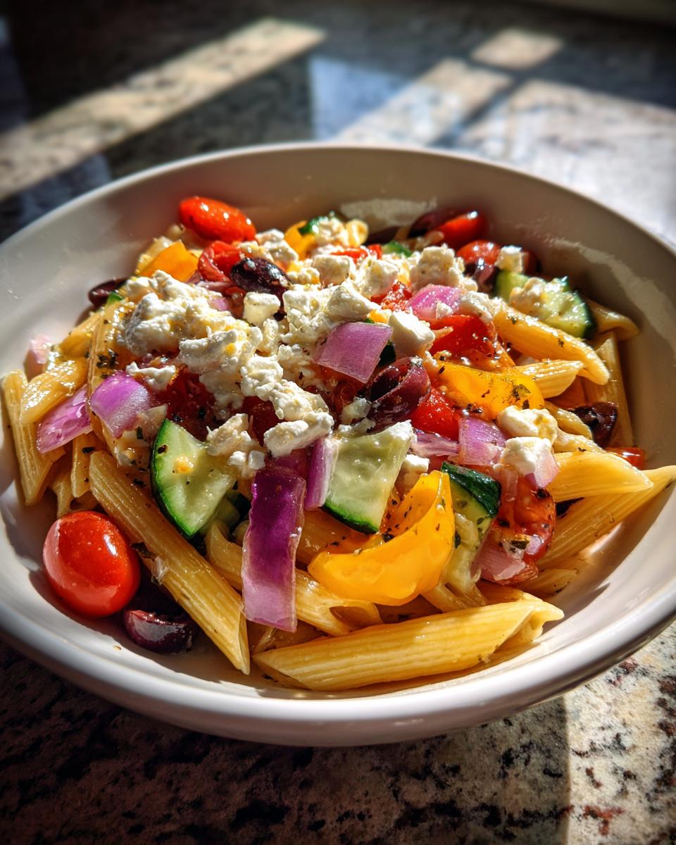 Greek Pasta Salad - detail 1